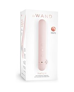 Le wand baton - mini vibrador silicona , rosa