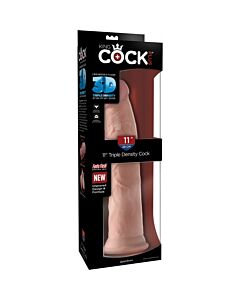 King cock - pene realístico triple densidad 28x7cm