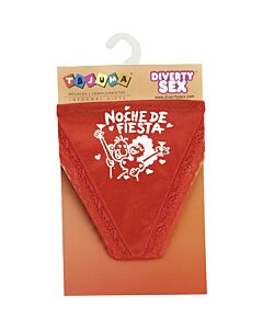 Tanga Fiesta Rojo