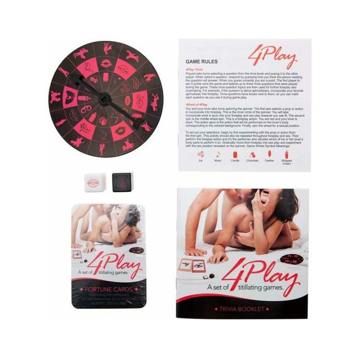 4play set de juegos KHEPER GAMES Dados Sexuales, Juegos Sexuales